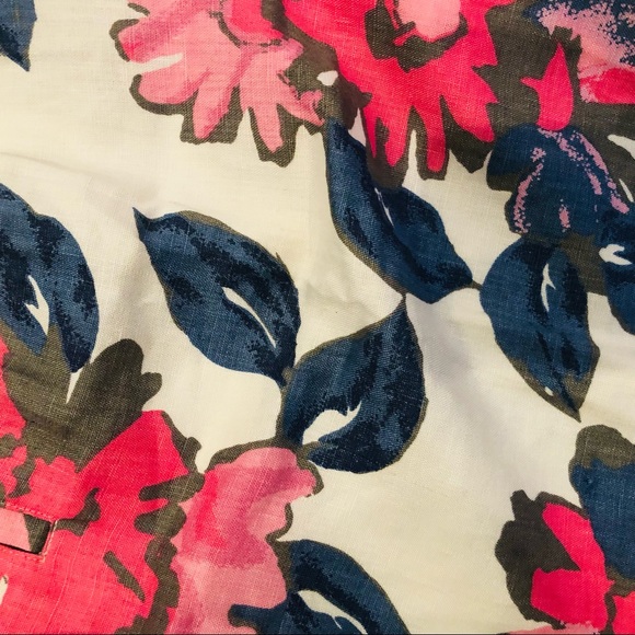 Collection Point of View floral linen shorts sz 4 (B07) - Picture 8 of 8